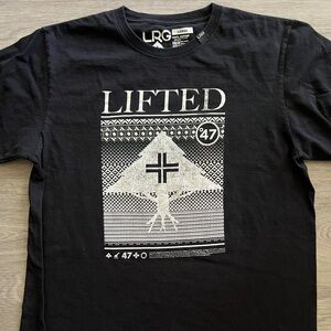 LRG. Large. Black.